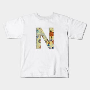 Monogram letter N Kids T-Shirt